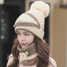 Load image into Gallery viewer, 2021 New 3 in 1 Winter Beanie Set