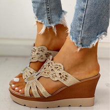 Load image into Gallery viewer, Women's Platform Wedge Casual Sandals